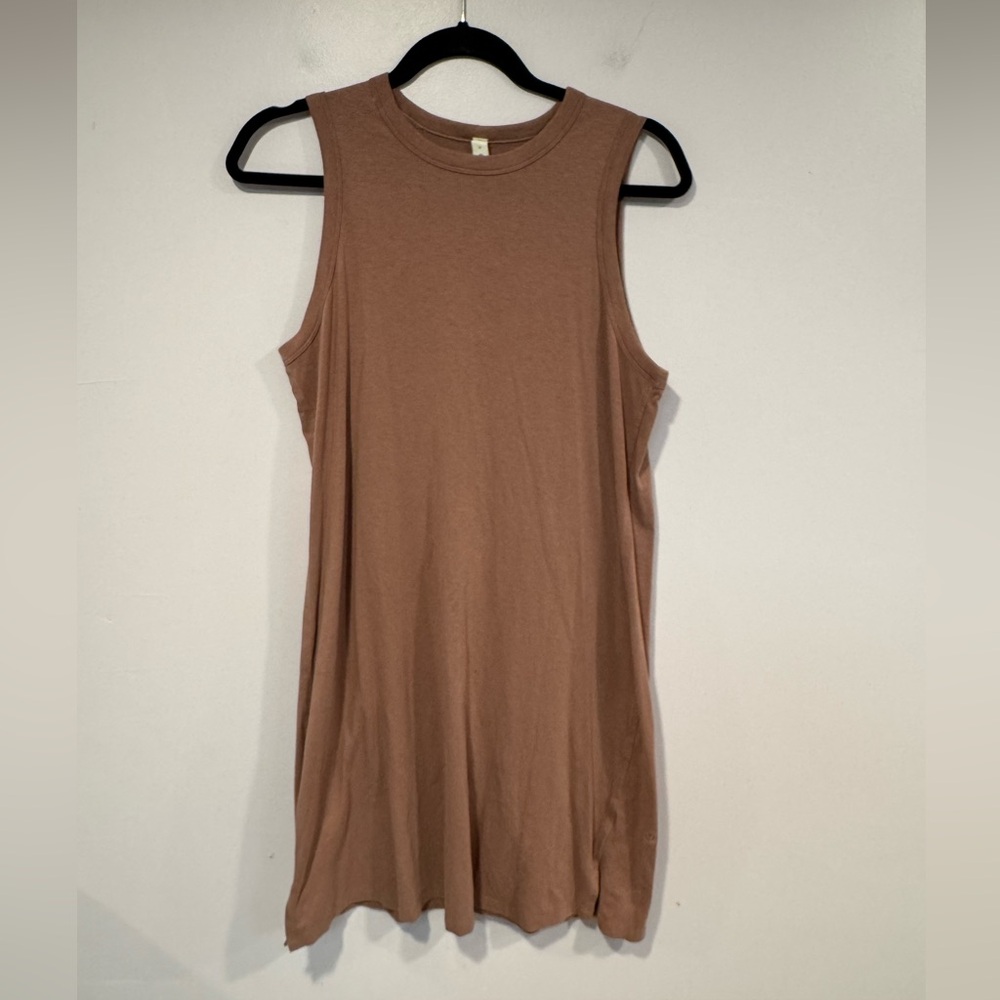 Pink cotton lululemon tank top dress